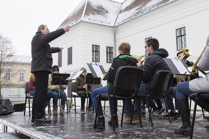 Vánoční vystoupení na Jarmarku Rosice 14. 12. 2019 (HO)